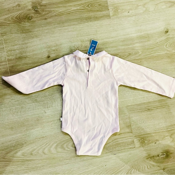 Jacadi Baby girl bodysuit with petal collar NWT - Picture 4 of 4